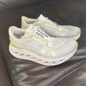 On Running Cloud Eclipse Running Sneakers White/Lime